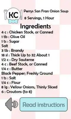 Play KC Perrys San Fran Onion Soup