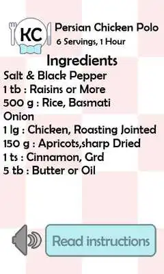 Play KC Persian Chicken Polo