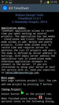 Play KDTools Timesheet