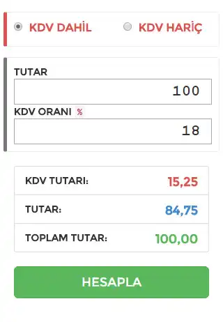 Play KDV Hesapla  and enjoy KDV Hesapla with UptoPlay