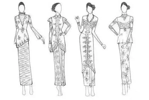 Play Kebaya Design Sketches