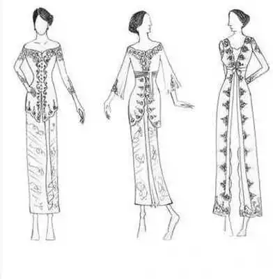 Play Kebaya Design Sketches
