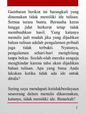 Play Kebohongan Penulis