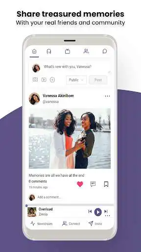 Play Keeb: True Social, Communities, Music  and enjoy Keeb: True Social, Communities, Music with UptoPlay