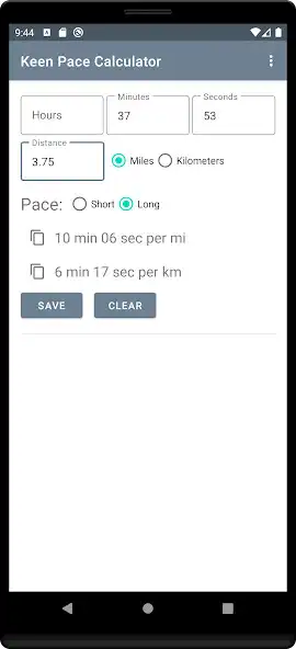 Play Keen Pace Calculator as an online game Keen Pace Calculator with UptoPlay