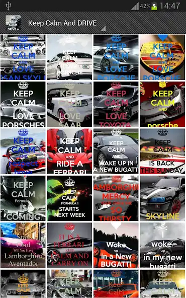 Play Keep Calm and love Cars  and enjoy Keep Calm and love Cars with UptoPlay