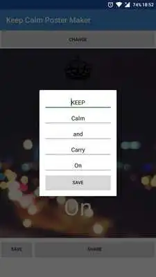Play Keep Calm Poster Maker