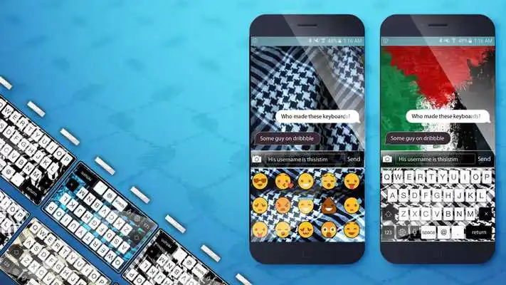 Play keffiyeh keyboard theme Kika
