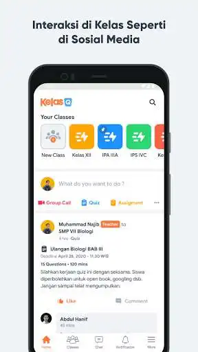 Play KelasQ - Buat Kelas Onlinemu as an online game KelasQ - Buat Kelas Onlinemu with UptoPlay