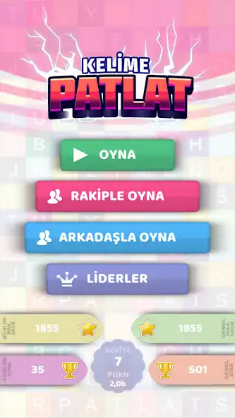 Play Kelime Patlat - Rakiplerle Yar  and enjoy Kelime Patlat - Rakiplerle Yar with UptoPlay