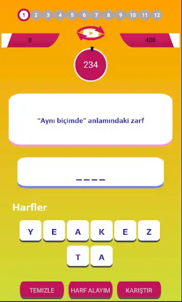Play Kelime Tahmin Oyunu 2021 - Har as an online game Kelime Tahmin Oyunu 2021 - Har with UptoPlay