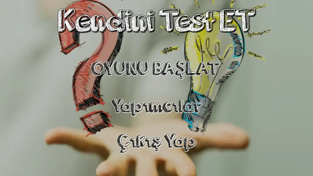 Play Kendini Test Et as an online game Kendini Test Et with UptoPlay