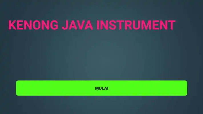 Play Kenong Java Play Kenong Java