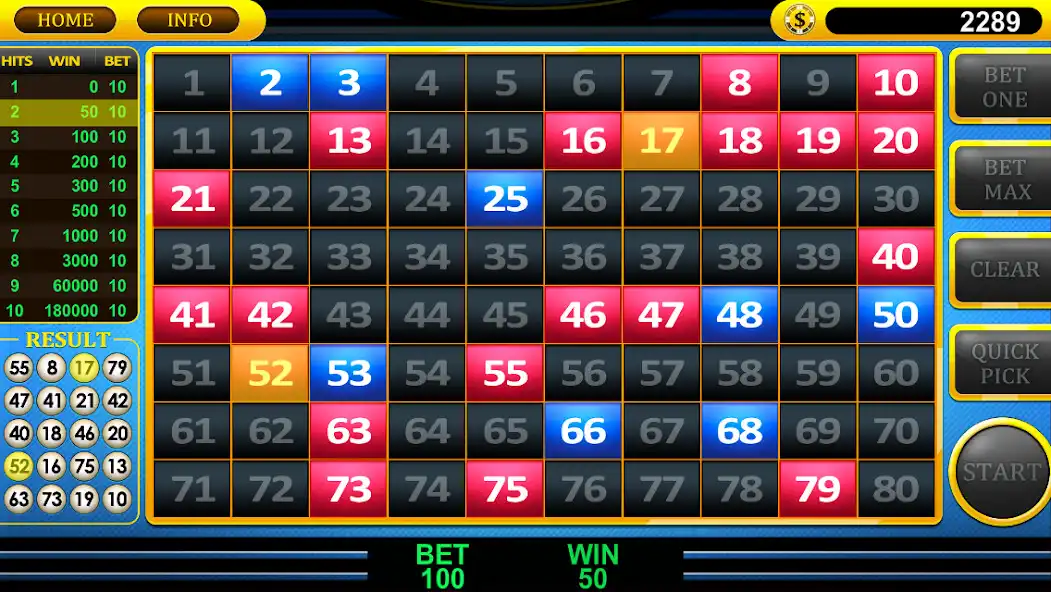 Play Keno  and enjoy Keno with UptoPlay