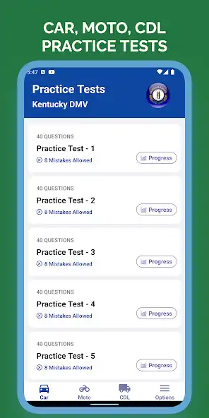 Play Kentucky KY DMV Permit Test  and enjoy Kentucky KY DMV Permit Test with UptoPlay