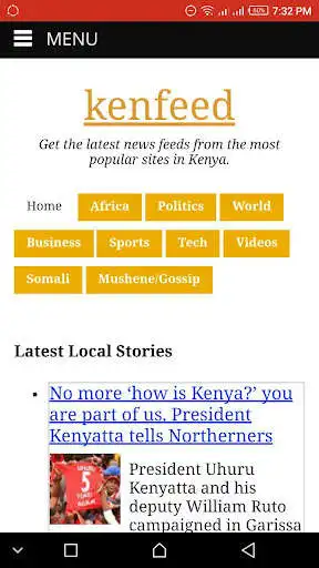 Play Kenya News kenfeed.com  and enjoy Kenya News kenfeed.com with UptoPlay