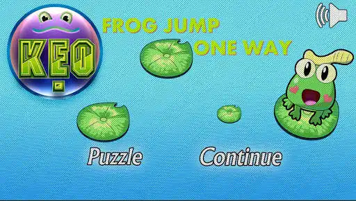 Play KEO - Frog jump one way as an online game KEO - Frog jump one way with UptoPlay