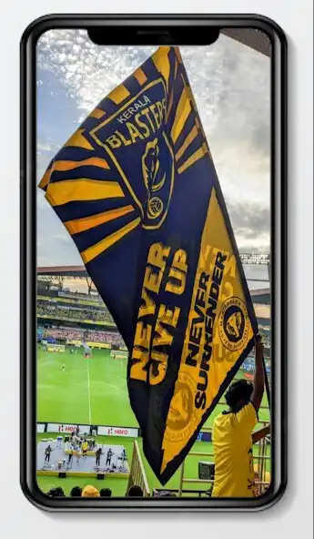 Play Kerala Blasters Wallpaper as an online game Kerala Blasters Wallpaper with UptoPlay