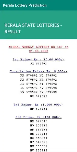 Play Kerala Lottery Prediction and Thangam Results as an online game Kerala Lottery Prediction and Thangam Results with UptoPlay
