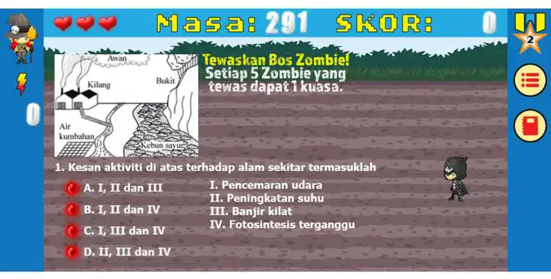 Play Kesan Kegiatan Manusia Geografi T4 Vs Zombie