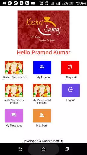 Play APK Keshri Samaj  and enjoy Keshri Samaj with UptoPlay com.ionicframework.listing433801