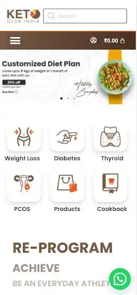 Play Keto Club India - Customised Diet Plan  Recipes as an online game Keto Club India - Customised Diet Plan  Recipes with UptoPlay