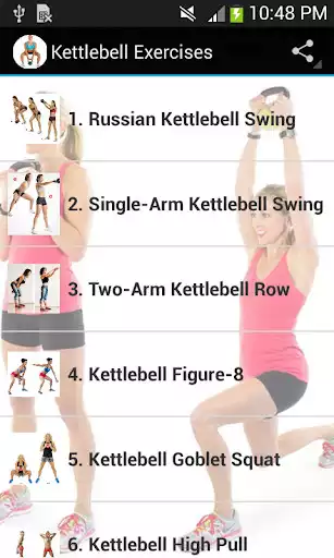 Play Kettlebell Exercises  and enjoy Kettlebell Exercises with UptoPlay