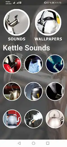 Play Kettle Sounds and Wallpapers as an online game Kettle Sounds and Wallpapers with UptoPlay