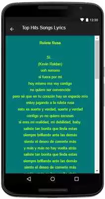 Play Kevin Roldan SongLyrics
