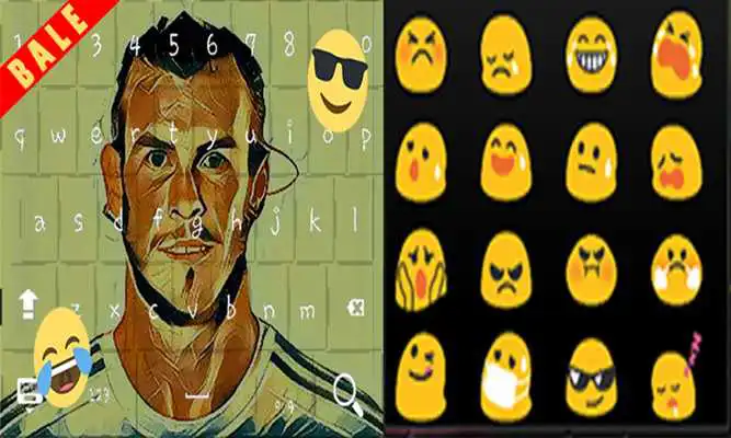 Play Keyboard for Bale Fans - Emoji