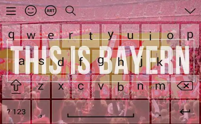Play Keyboard For Bayern Munchen emoji