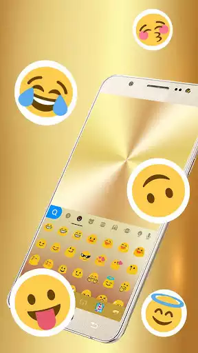 Play keyboard - Gold Galaxy S7 Edge Play keyboard - Gold Galaxy S7 Edge
