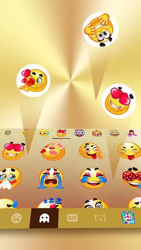 Play keyboard - Gold Galaxy S7 Edge Play keyboard - Gold Galaxy S7 Edge