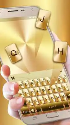 Play keyboard - Gold Galaxy S7 Edge Play keyboard - Gold Galaxy S7 Edge