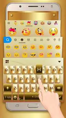 Play keyboard - Gold Galaxy S7 Edge Play keyboard - Gold Galaxy S7 Edge