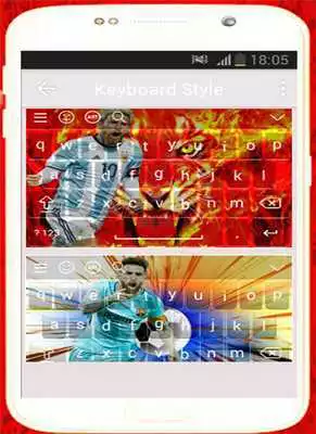 Play keyboard of messi 2018