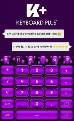 Play Keyboard Purple HD