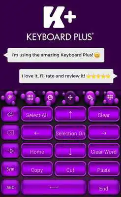Play Keyboard Purple HD