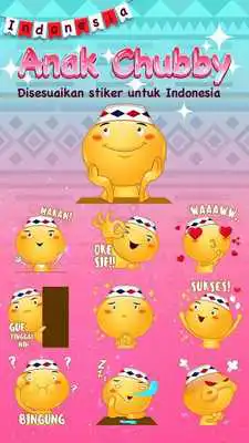 Play Keyboard Sticker Anak Chubby