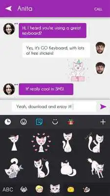Play Keyboard Sticker Lovely Kitty Play Keyboard Sticker Lovely Kitty