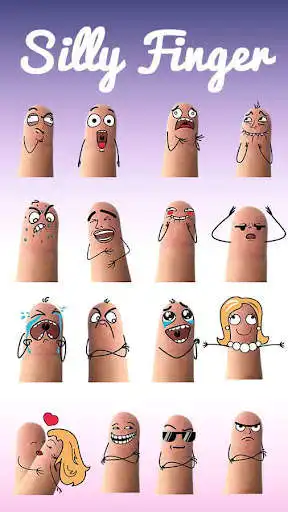 Play Keyboard Sticker Silly Finger
