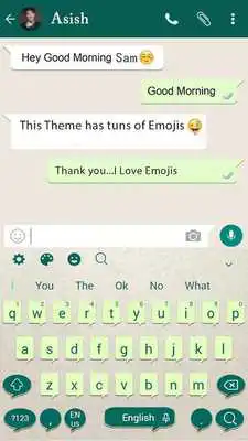 Play Keyboard Theme for Chat App