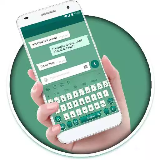 Free play online Keyboard Theme for Chatting  APK