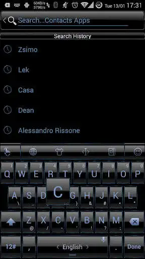 Play Keyboard Theme Frame Blue as an online game Keyboard Theme Frame Blue with UptoPlay
