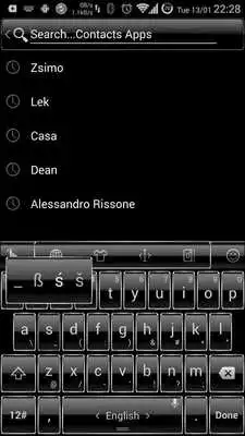 Play Keyboard Theme Frame Silver