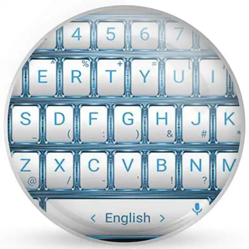 Play Keyboard Theme Frame W Blue APK Play Keyboard Theme Frame W Blue APK