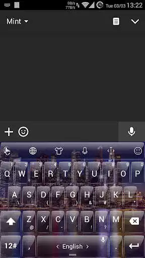 Play Keyboard Theme Glass CityNight  and enjoy Keyboard Theme Glass CityNight with UptoPlay