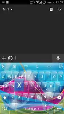 Play Keyboard Theme Glass ColorWave