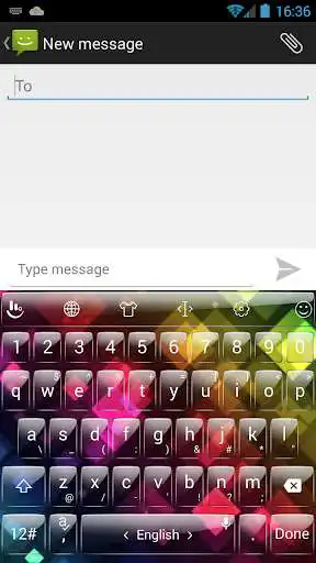 Play Keyboard Theme Glass Rainbow 2  and enjoy Keyboard Theme Glass Rainbow 2 with UptoPlay