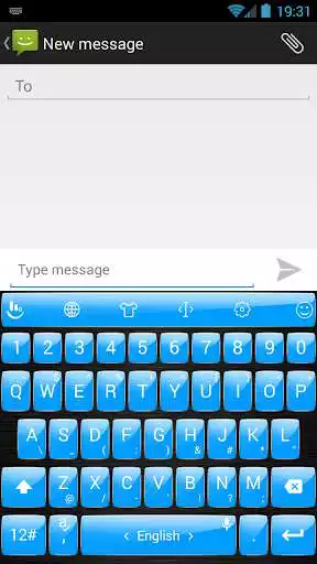 Play Keyboard Theme Gloss Azure  and enjoy Keyboard Theme Gloss Azure with UptoPlay